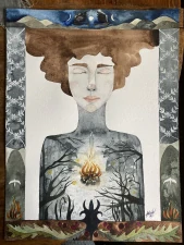 Slečna Tya, reprodukce, formát A3