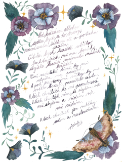 Pod hvězdnou oblohopu, reprodukce A3