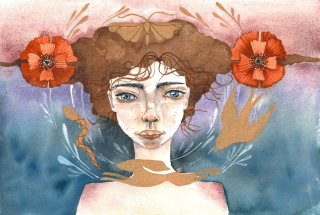 Dívenka...Reprodukce, A4